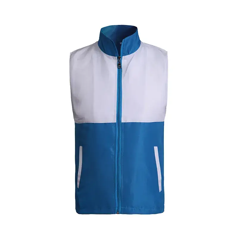 Men's Neon Green Vest with White Front Panel - Image 9