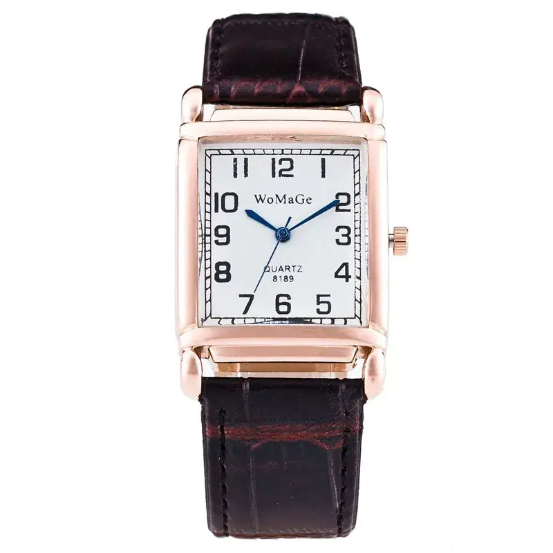 Womage Rectangular Quartz Watch for Women - Image 6