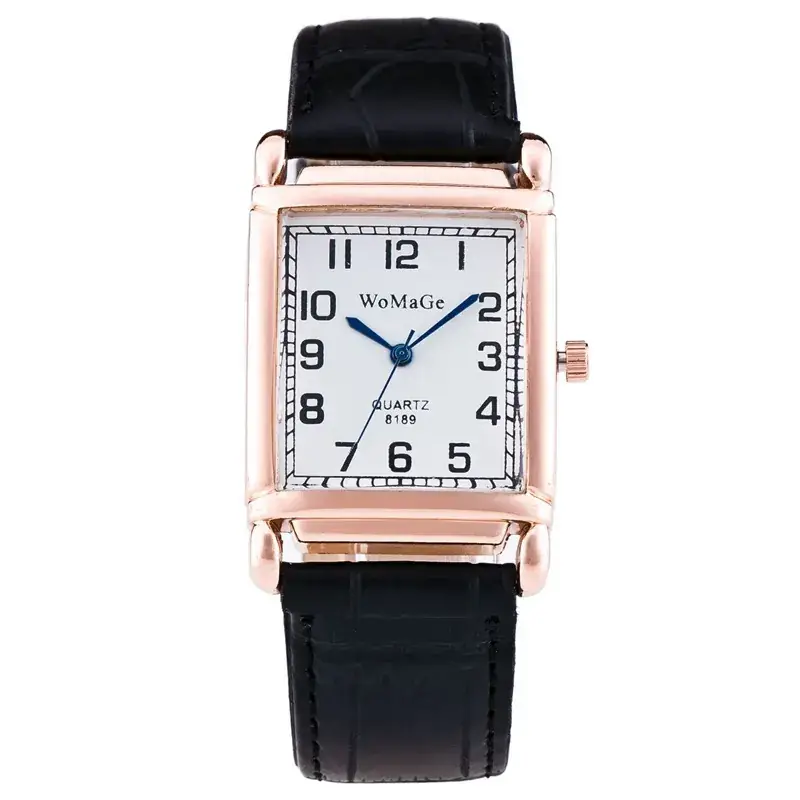 Womage Rectangular Quartz Watch for Women - Image 7