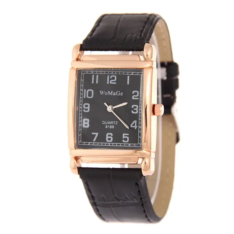 Womage Rectangular Quartz Watch for Women - Image 5