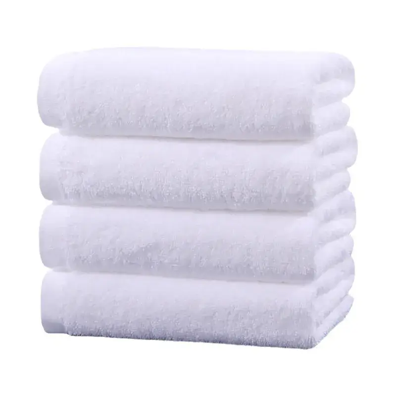Pure Cotton Thickened White Towels 16 Count - Image 7