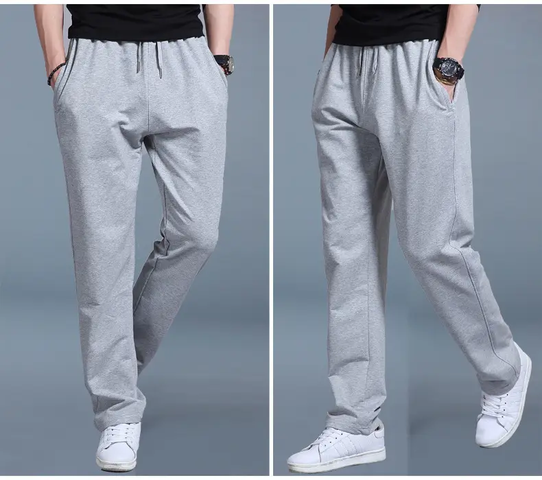 Men's Navy Blue Casual Sweatpants Large Size — feature 10