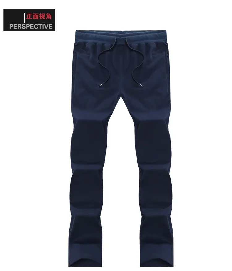 Men's Navy Blue Casual Sweatpants Large Size — feature 21