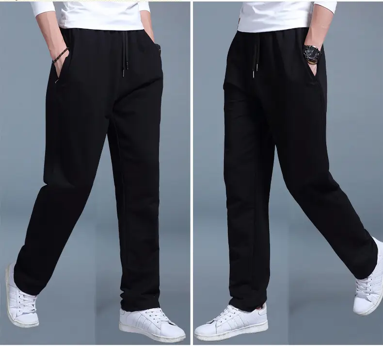 Men's Navy Blue Casual Sweatpants Large Size — feature 9