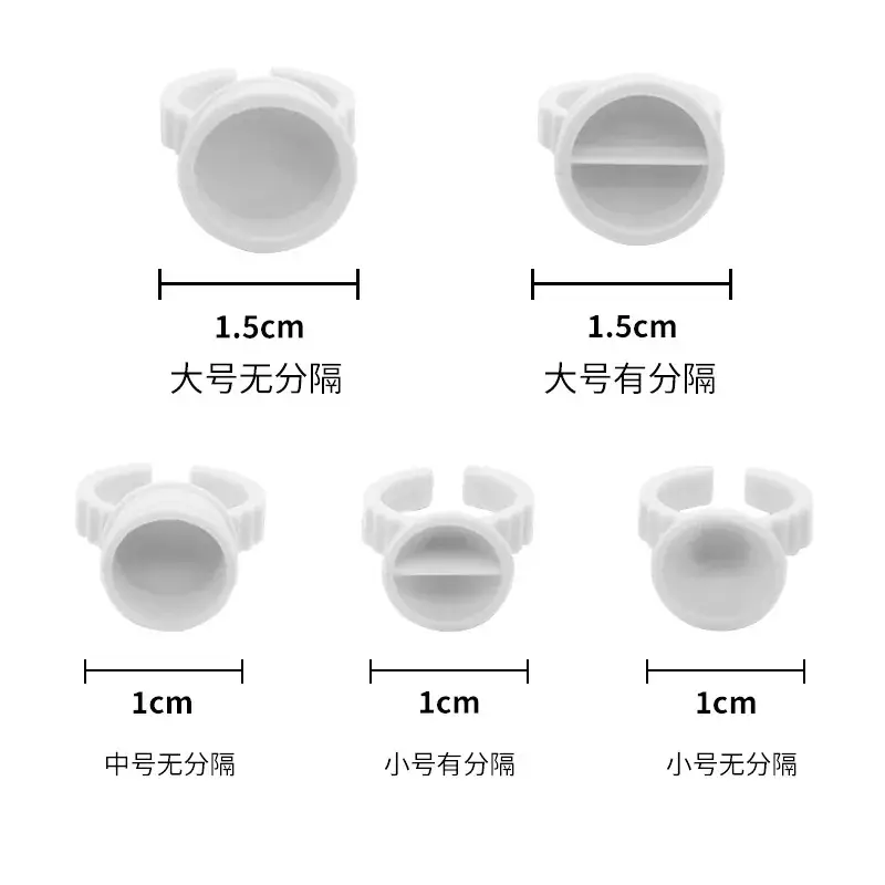 White Plastic Cup 1.5cm 1cm No Separate Small Separate - Image 5