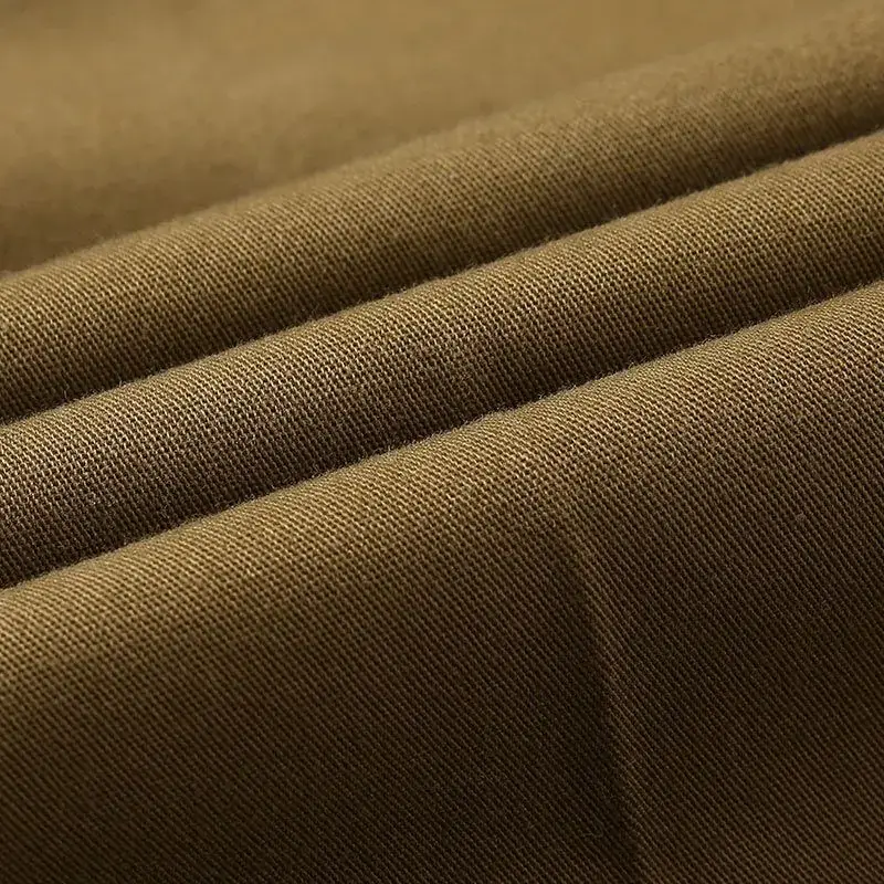 Autumn Winter Men's High Waist Business Pants Brown - Image 12