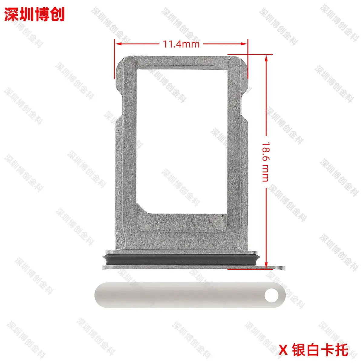 Aluminum Alloy Mobile Phone Card Tray with Waterproof Ring - Image 41