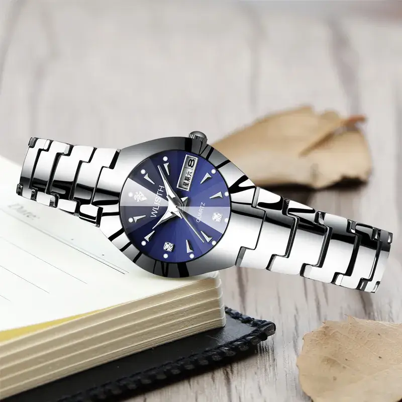 silver and blue for women