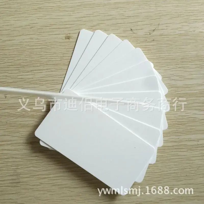 White Nail Art Printed Board Backboard Thickened 6.5x12.5cm - Image 3