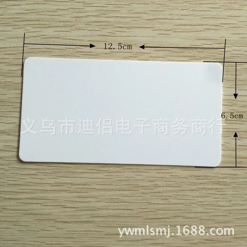 White Nail Art Printed Board Backboard Thickened 6.5x12.5cm - Image 4