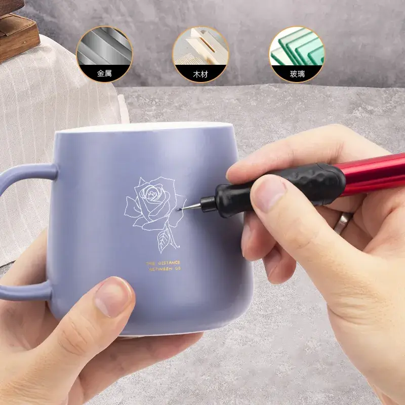 Mini Electric Pen Engraving Pen with Diamond Head - Image 4
