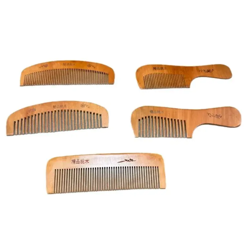 Mahogany Carved Comb for Men Small to Large - Image 7