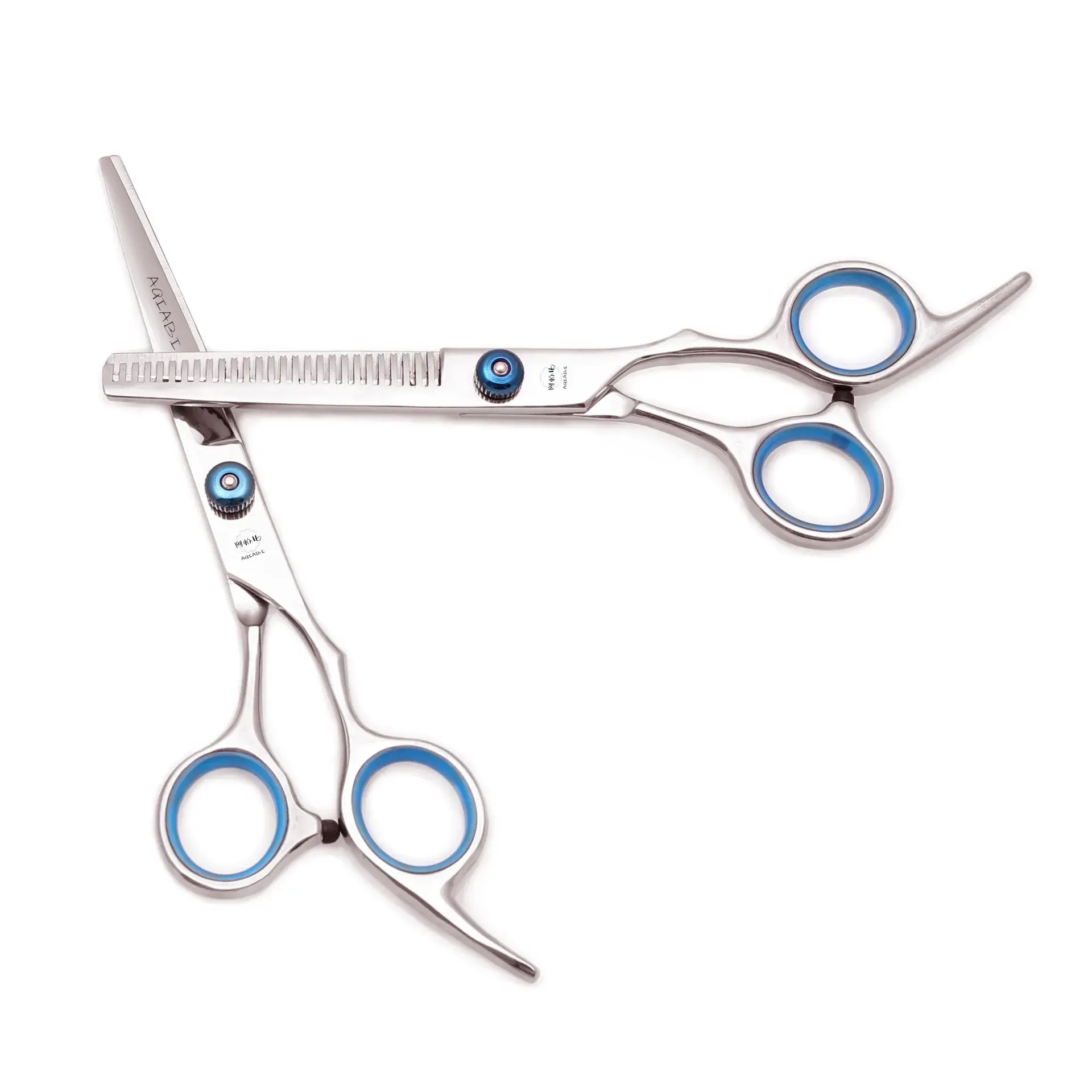 Zilong 6.0 inch Blue Screw Barber Scissors Hairdressing Scissors - Image 5