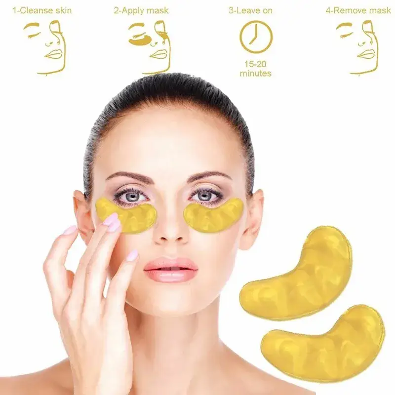 Collagen Crystal Eye Mask Moisturizing Hydrating Gel - Image 11