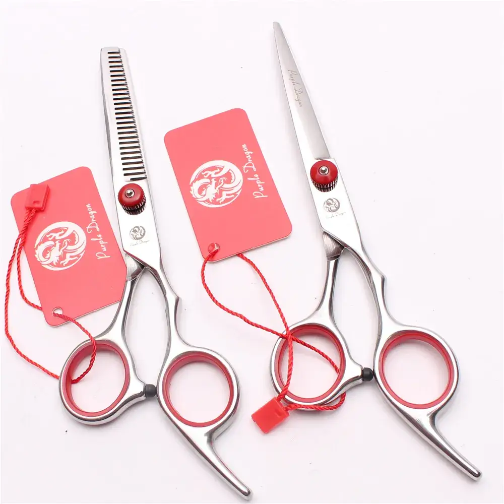 Zilong Red Screw Hair Scissors 6.0 Inch Salon Use - Image 4