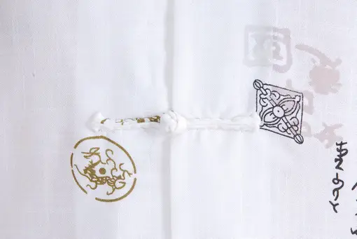 Wholesale Printed White Ruyi Men's Short Sleeve T-shirt — feature 10