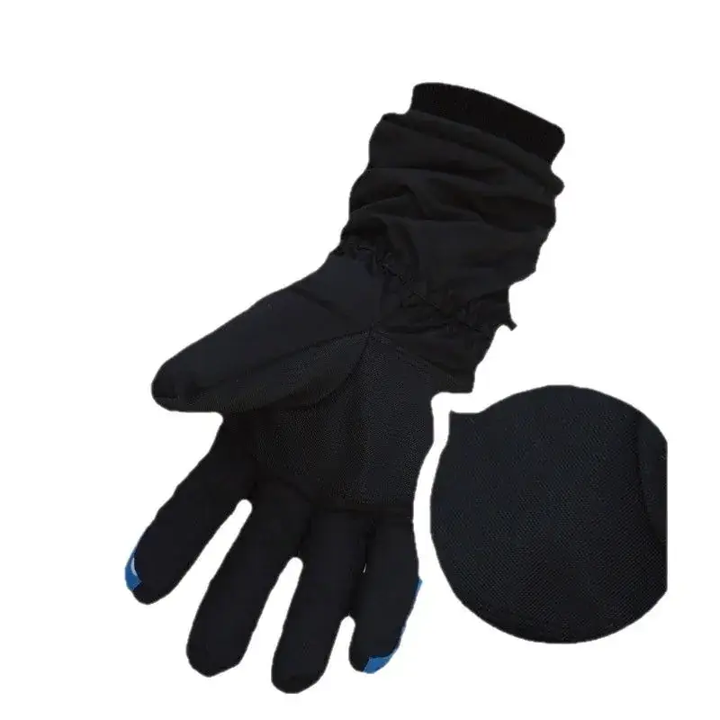 Factory Outdoor Skiing Gloves Pink Patterned Winter Warm Non-Slip - Image 17