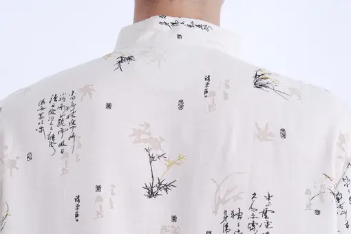 Chinese Tang Suit Cotton Linen Summer Autumn Men Top — feature 11
