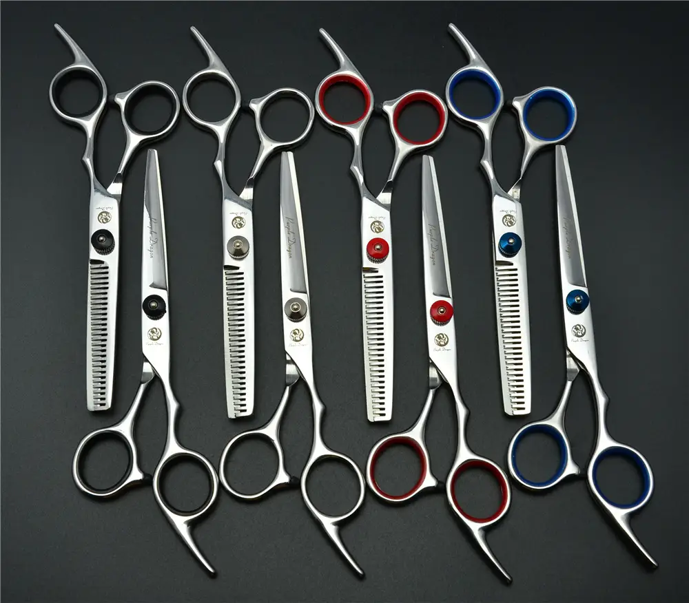 Zilong 6.0 Inch Flat Cut Hair Scissors Black — feature 16