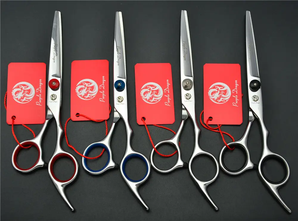 Zilong 6.0 Inch Flat Cut Hair Scissors Black — feature 17