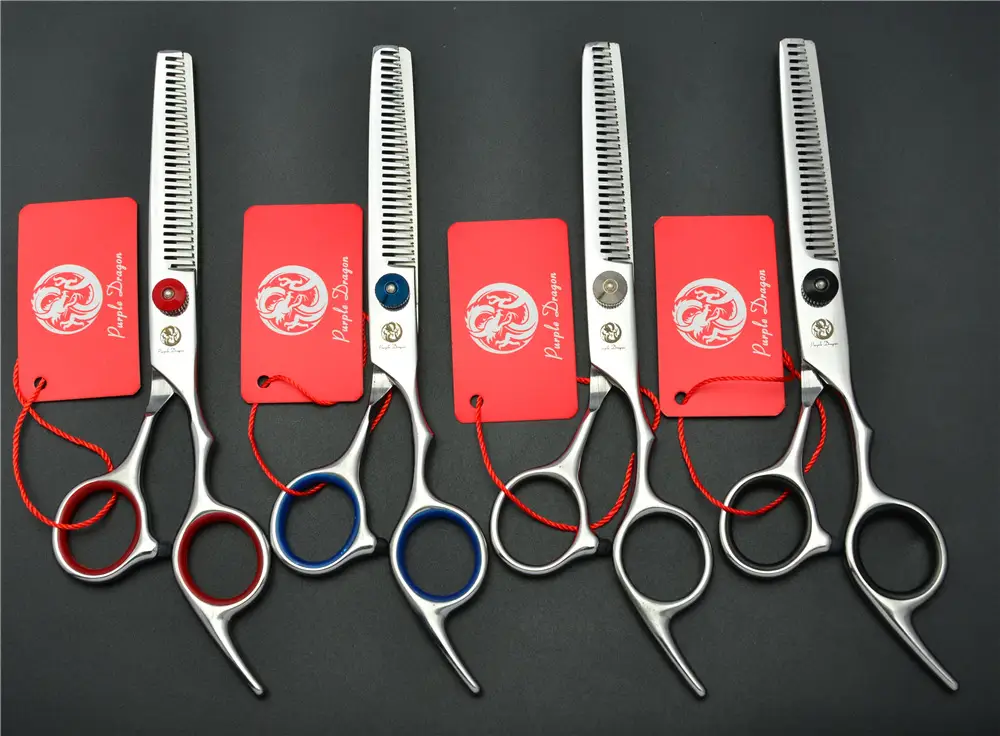 Zilong 6.0 Inch Flat Cut Hair Scissors Black — feature 18