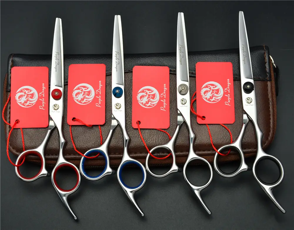 Zilong 6.0 Inch Flat Cut Hair Scissors Black — feature 19