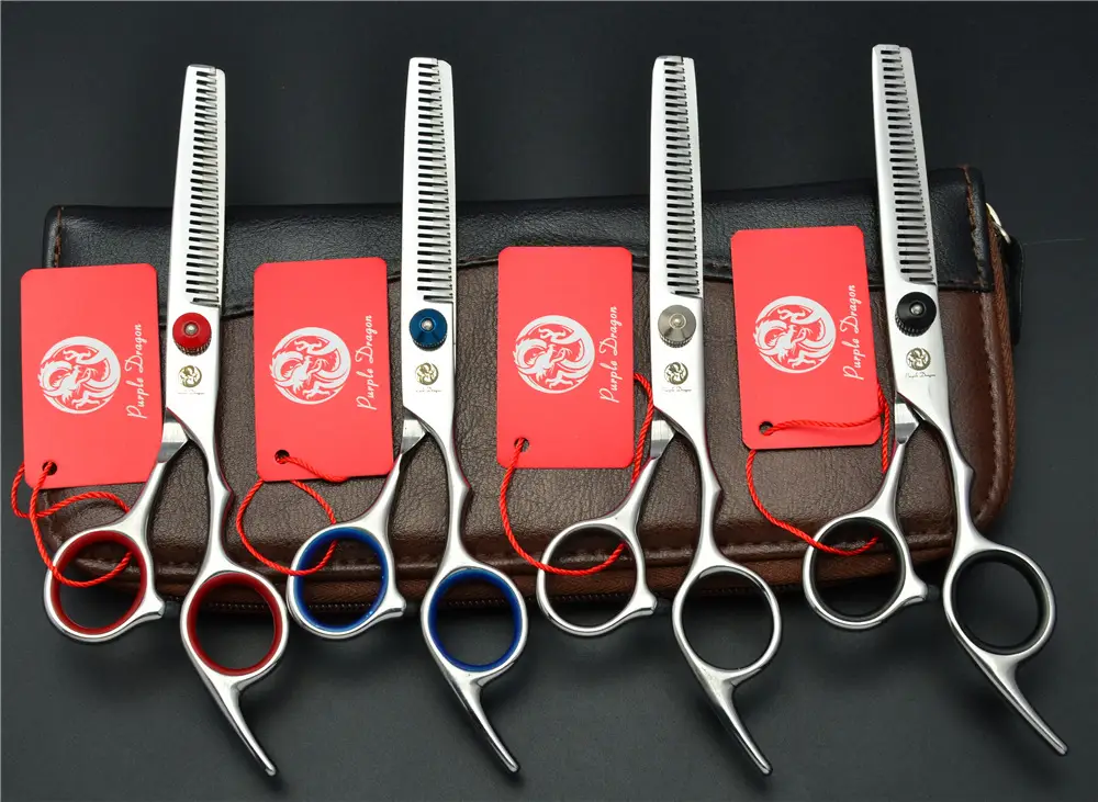 Zilong 6.0 Inch Flat Cut Hair Scissors Black — feature 20