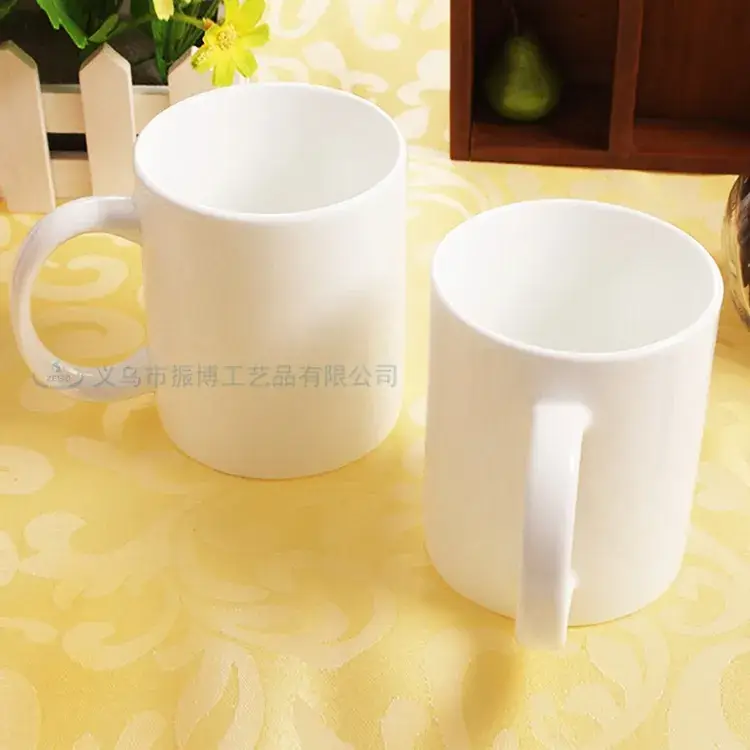 White Thermal Transfer Mug with Handle - Image 3