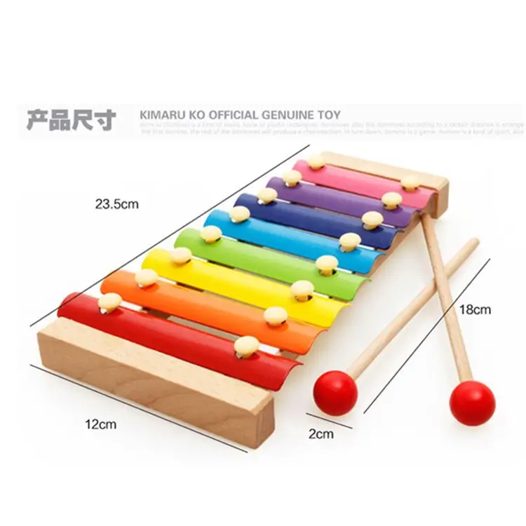 Wooden Eight-Note Musical Instrument for Kids