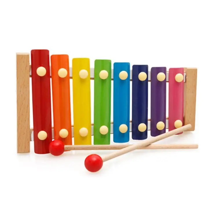 Wooden Eight-Note Musical Instrument for Kids