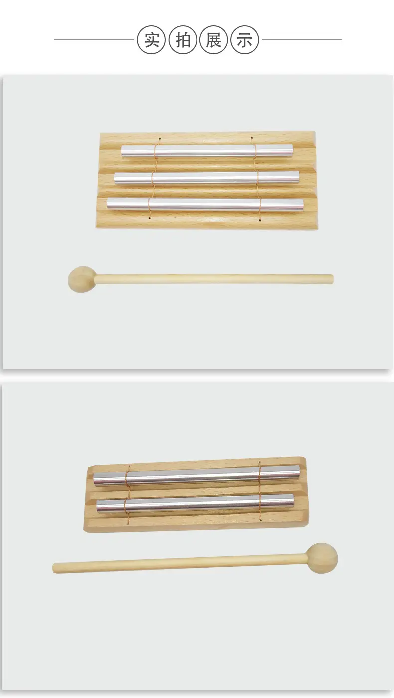 Cross-Border Dropshipping Beech Wood Wind Chime Percussion 12357 Sound Healing Musical Instrument Meditation Energy — feature 8