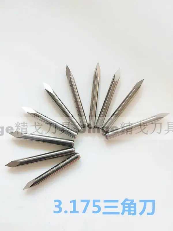 3.175 Triangular Knife Stone Metal Engraving Tool - Image 4