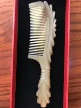 Natural Green Corner Comb for Hairdressing and Daily Use — feature 18