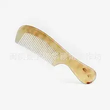 Natural Green Corner Comb for Hairdressing and Daily Use — feature 3