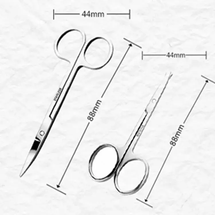 Stainless Steel Pointed Scissors for Makeup & Eyebrows - Image 4