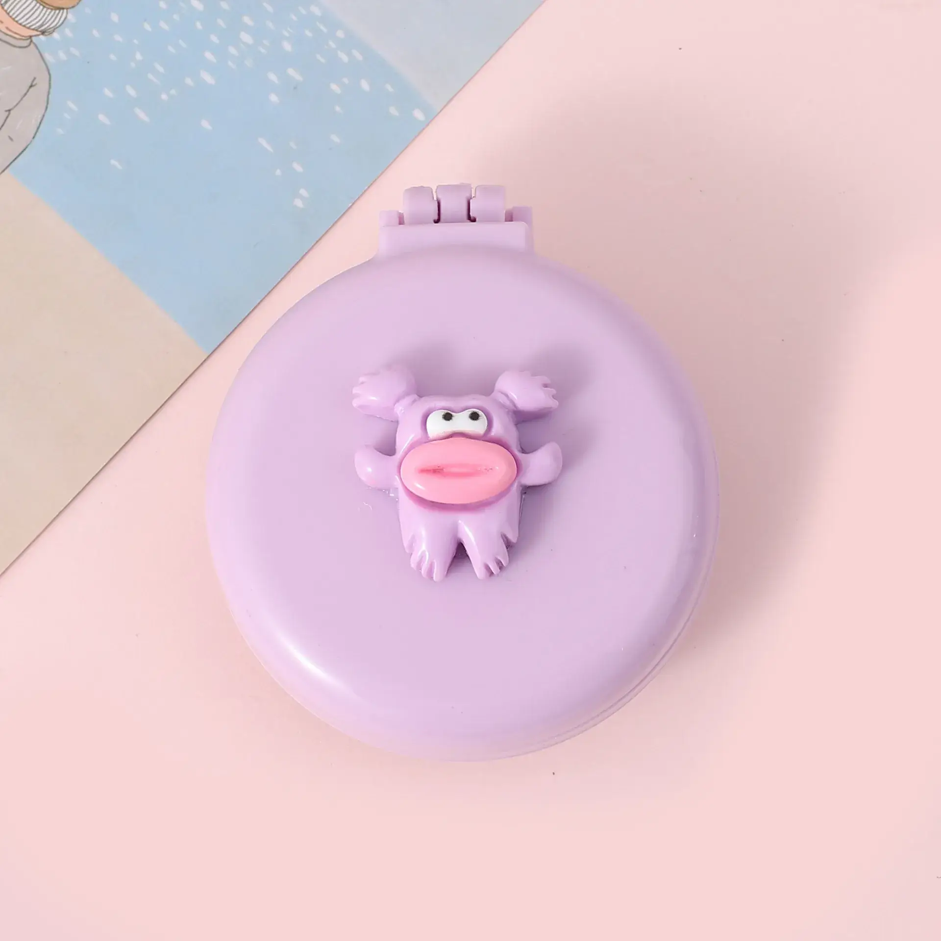 Doll Mini Hair Comb Mirror for Girls