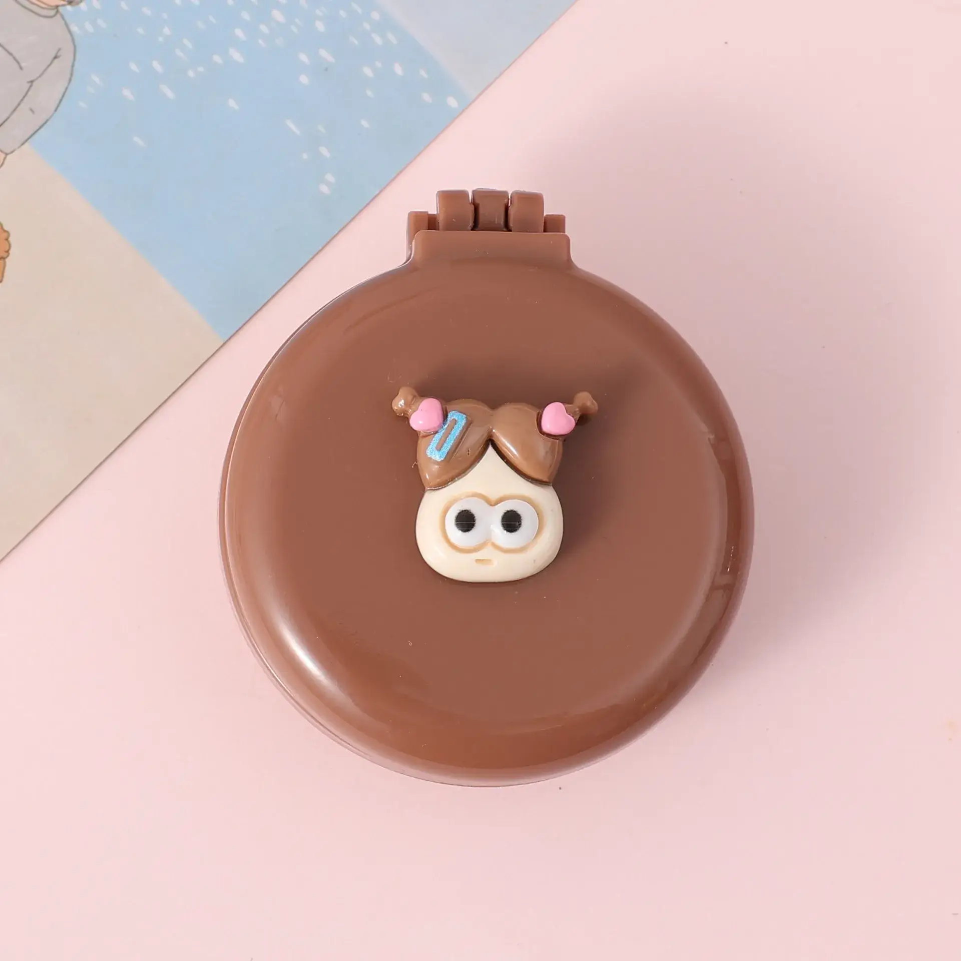 Doll Mini Hair Comb Mirror for Girls