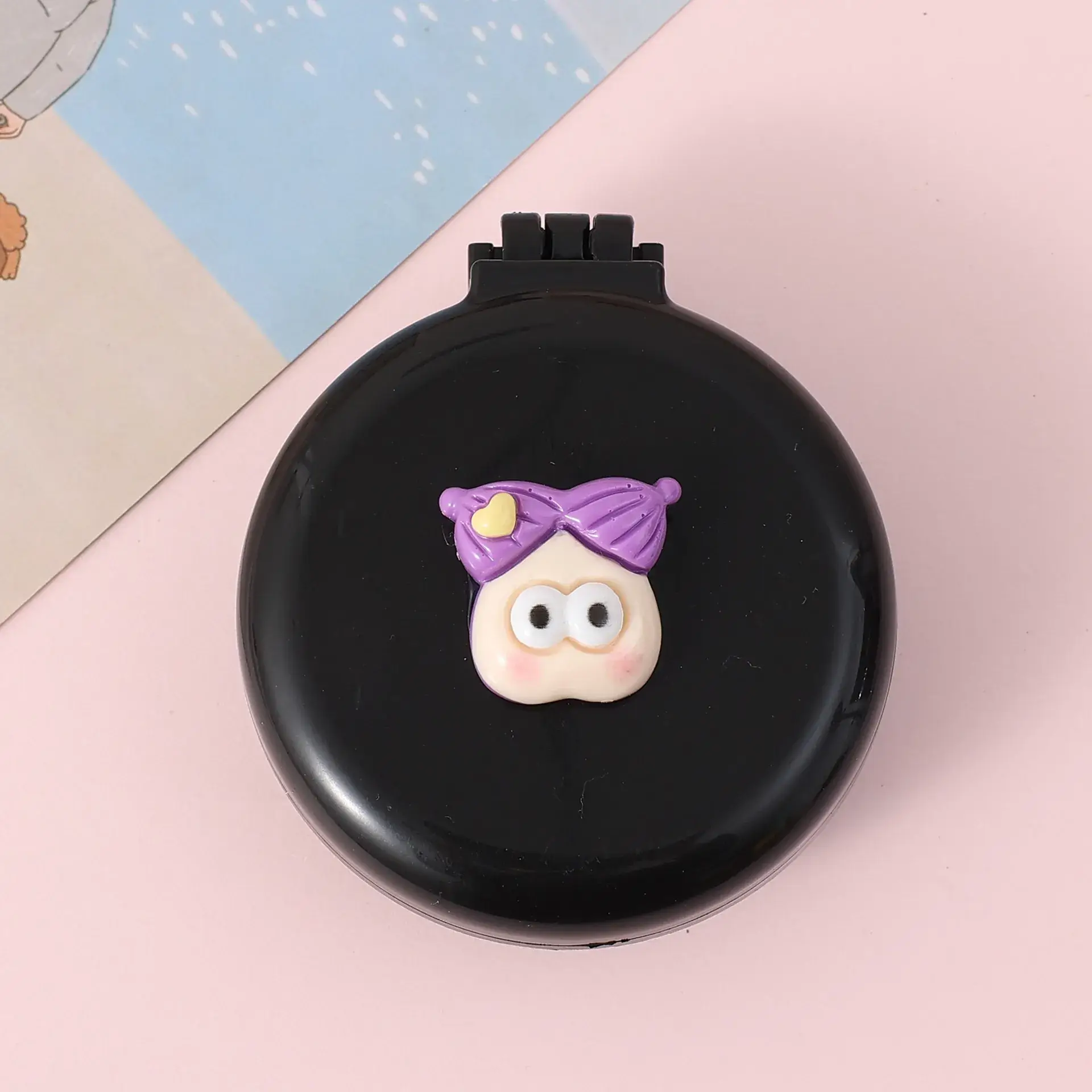 Doll Mini Hair Comb Mirror for Girls