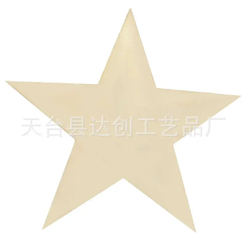 Wooden Five-Pointed Star Decorative Chips for Christmas & Parties - Image 5