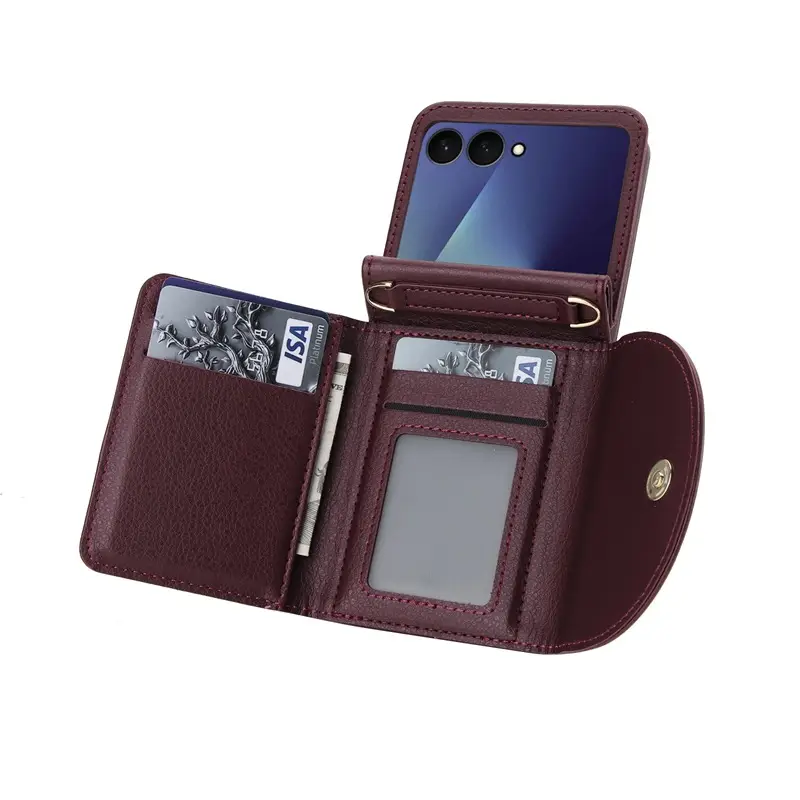 Samsung Z Flip 30% Off Stacked Crossbody Phone Case with Ring Key - Image 12
