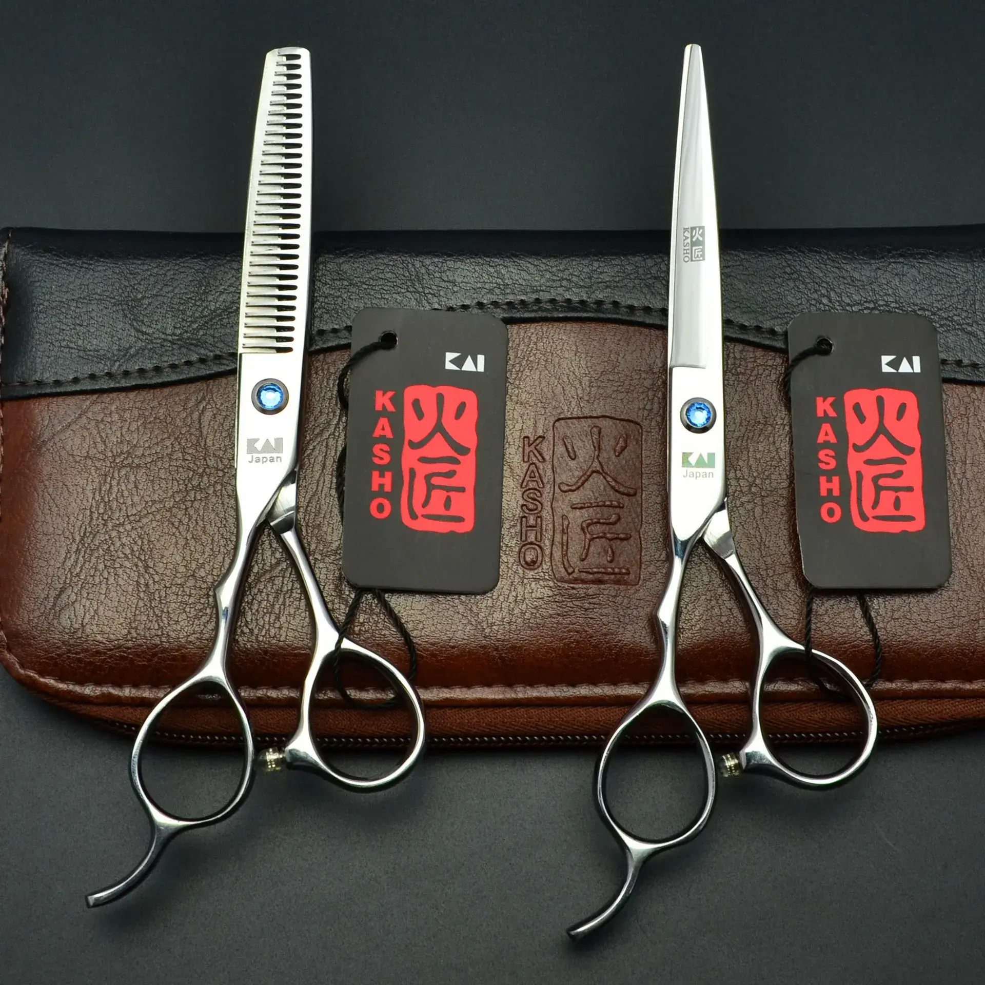 Firesmith 5.5" Left Hand Hair Scissors Set - Image 3
