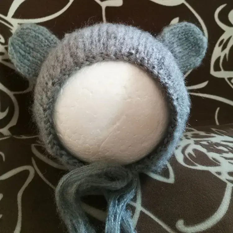 Newborn Photo Hat Mohair Cartoon Full Moon Hundred Days - Image 10