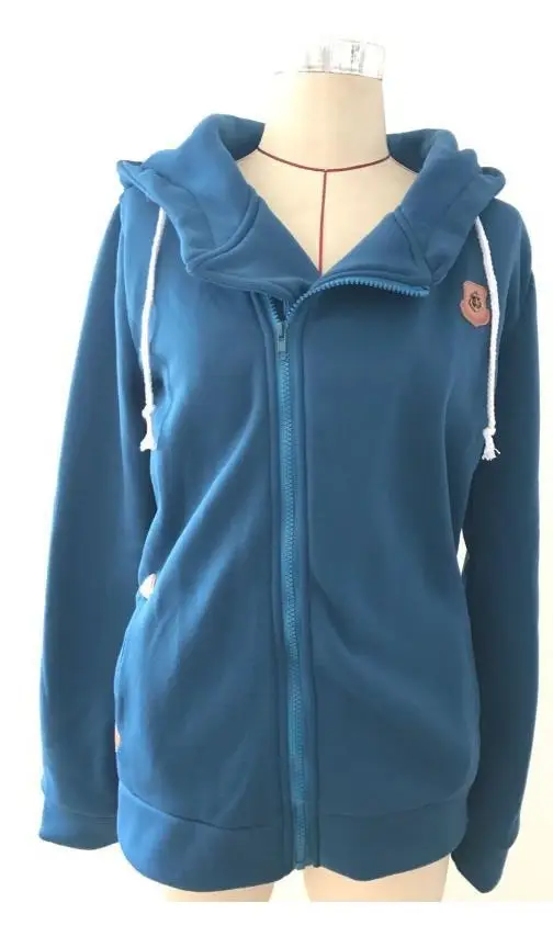 Pink Side Zipper Hoodie Jacket for Women