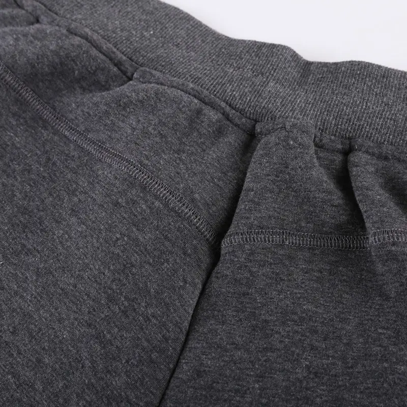 2016 Men's Black Elastic Sports Pants Loose Fit Plus Large