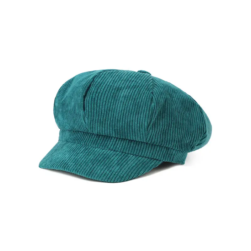 Men's Maroon Corduroy Cap Academy Style - Image 10