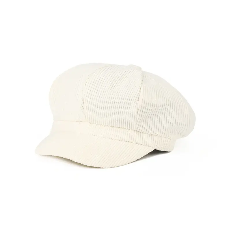 Men's Maroon Corduroy Cap Academy Style - Image 7