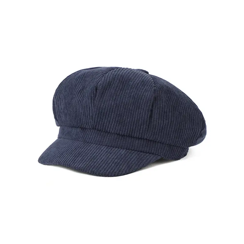 Men's Maroon Corduroy Cap Academy Style - Image 8