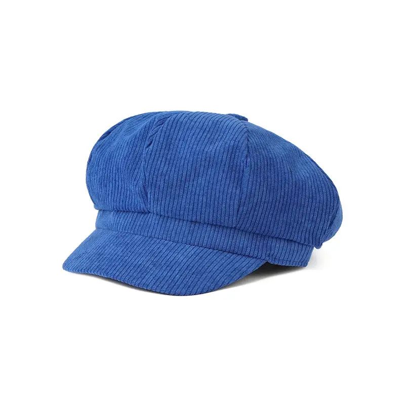 Men's Maroon Corduroy Cap Academy Style - Image 9