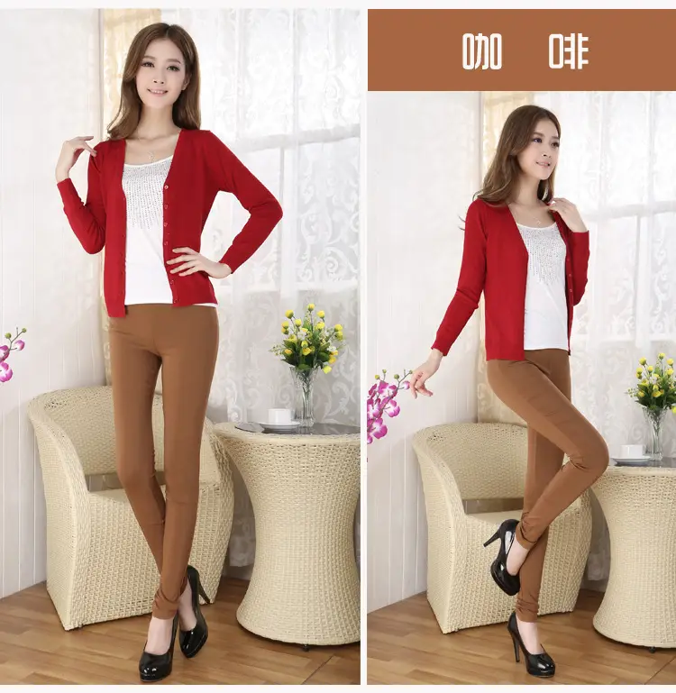 Orange High Waist Yoga Pants for Women Spring Autumn