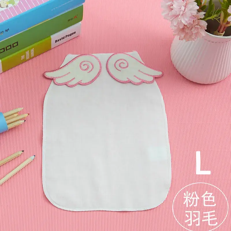 粉色羽毛L